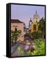 Colombia, Bolivar, Cartagena De Indias, Plaza Santa Teresa, Horse Cart and San Pedro Claver Church-Jane Sweeney-Framed Stretched Canvas