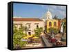 Colombia, Bolivar, Cartagena De Indias, Plaza Santa Teresa, Horse Carts-Jane Sweeney-Framed Stretched Canvas