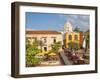 Colombia, Bolivar, Cartagena De Indias, Plaza Santa Teresa, Horse Carts-Jane Sweeney-Framed Photographic Print