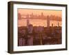 Colombia, Bolivar, Cartagena De Indias, View of Cartagena Skyline at Sunset-Jane Sweeney-Framed Photographic Print