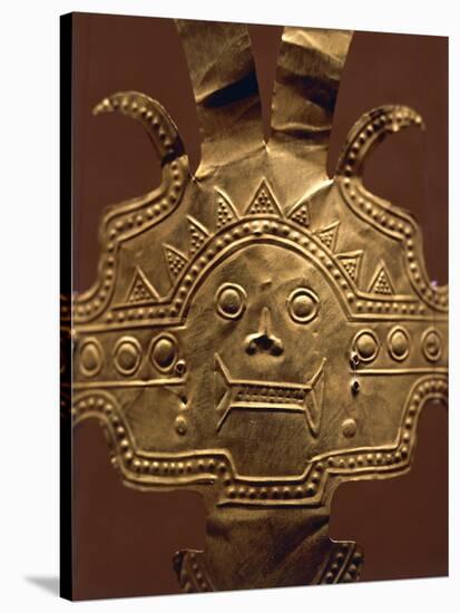Colombia, Calima Culture, Goldsmith Art, Gold Breastplate-null-Stretched Canvas