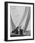 "Colombia" During Trial Race for the America's Cup-null-Framed Photographic Print