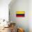 Colombia Flag Design with Wood Patterning - Flags of the World Series-Philippe Hugonnard-Art Print displayed on a wall