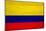 Colombia Flag Design with Wood Patterning - Flags of the World Series-Philippe Hugonnard-Mounted Art Print