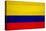 Colombia Flag Design with Wood Patterning - Flags of the World Series-Philippe Hugonnard-Stretched Canvas