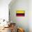 Colombia Flag Design with Wood Patterning - Flags of the World Series-Philippe Hugonnard-Mounted Premium Giclee Print displayed on a wall