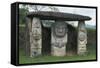 Colombia, Huila Department, San Agustin, Archeological Park, Dolmen with Caryatids-null-Framed Stretched Canvas