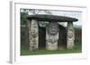 Colombia, Huila Department, San Agustin, Archeological Park, Dolmen with Caryatids-null-Framed Giclee Print