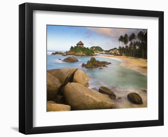 Colombia, Magdalena, Park Nacional Natural Tayrona, El Cabo, Beach-Jane Sweeney-Framed Photographic Print