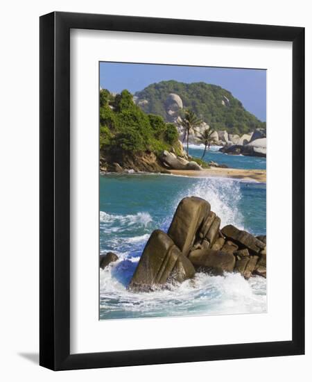 Colombia, Magdalena, Park Nacional Natural Tayrona, El Cabo, Beach-Jane Sweeney-Framed Photographic Print