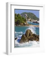 Colombia, Magdalena, Park Nacional Natural Tayrona, El Cabo, Beach-Jane Sweeney-Framed Photographic Print