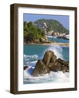 Colombia, Magdalena, Park Nacional Natural Tayrona, El Cabo, Beach-Jane Sweeney-Framed Photographic Print