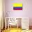 Colombia National Flag-null-Art Print displayed on a wall