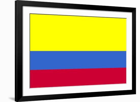 Colombia National Flag-null-Framed Art Print