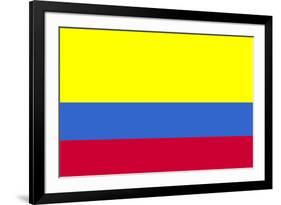 Colombia National Flag-null-Framed Art Print