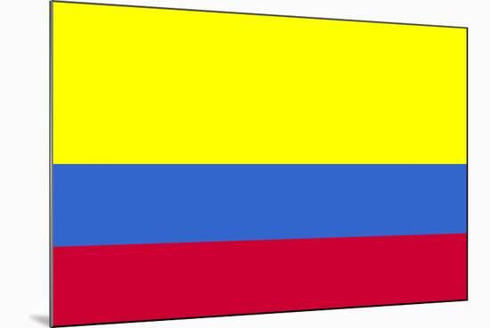 Colombia National Flag-null-Mounted Art Print