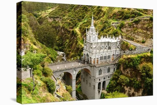 Colombia, Sanctuary of the Virgin of Las Lajas-rchphoto-Stretched Canvas