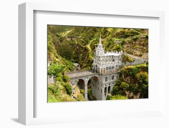 Colombia, Sanctuary of the Virgin of Las Lajas-rchphoto-Framed Photographic Print