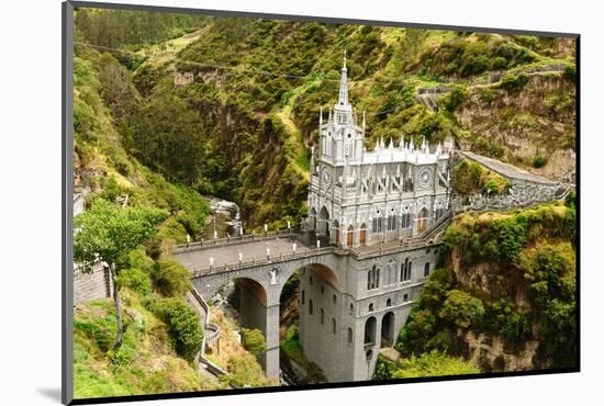 Colombia, Sanctuary of the Virgin of Las Lajas-rchphoto-Mounted Photographic Print