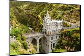 Colombia, Sanctuary of the Virgin of Las Lajas-rchphoto-Mounted Photographic Print