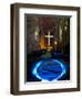 Colombia, Zipaquira, Cudinamarca Province, Salt Cathedral, Main Altar with Cross-John Coletti-Framed Photographic Print