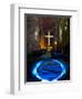 Colombia, Zipaquira, Cudinamarca Province, Salt Cathedral, Main Altar with Cross-John Coletti-Framed Photographic Print