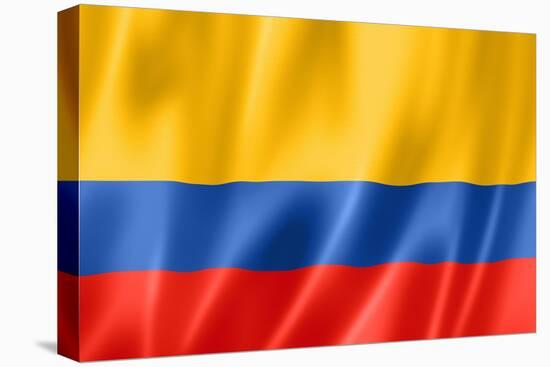 Colombian Flag-daboost-Stretched Canvas