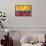 Colombian Flag-daboost-Framed Stretched Canvas displayed on a wall