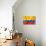 Colombian Flag-daboost-Premium Giclee Print displayed on a wall