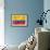 Colombian Flag-daboost-Framed Premium Giclee Print displayed on a wall