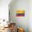 Colombian Flag-daboost-Mounted Premium Giclee Print displayed on a wall