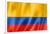 Colombian Flag-daboost-Framed Art Print