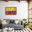 Colombian Flag-daboost-Framed Art Print displayed on a wall