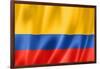 Colombian Flag-daboost-Framed Art Print