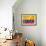 Colombian Flag-daboost-Framed Art Print displayed on a wall