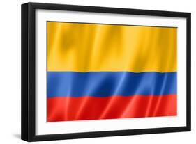 Colombian Flag-daboost-Framed Art Print