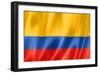 Colombian Flag-daboost-Framed Art Print