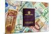 Colombian Passport and Money-jkraft5-Mounted Photographic Print