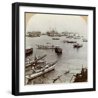 Colombo Harbour, Ceylon (Sri Lank)-null-Framed Photographic Print