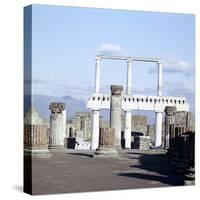 Colomns of the Colonnade Round the Forum, Pompeii, Italy-CM Dixon-Stretched Canvas