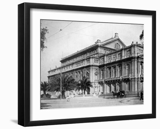 Colon Theatre, Buenos Aires, Argentina-null-Framed Giclee Print