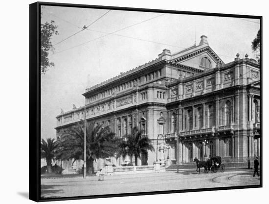 Colon Theatre, Buenos Aires, Argentina-null-Framed Stretched Canvas