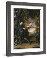 Colonel Acland and Lord Sydney: The Archers-Sir Joshua Reynolds-Framed Giclee Print