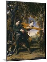 Colonel Acland and Lord Sydney: The Archers-Sir Joshua Reynolds-Mounted Giclee Print