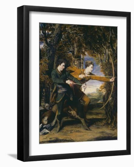 Colonel Acland and Lord Sydney: The Archers-Sir Joshua Reynolds-Framed Premium Giclee Print