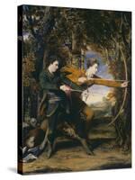 Colonel Acland and Lord Sydney: The Archers-Sir Joshua Reynolds-Stretched Canvas