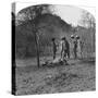 Colonel Afsurul Mulk on a Tiger Hunt, India, 1900s-null-Stretched Canvas