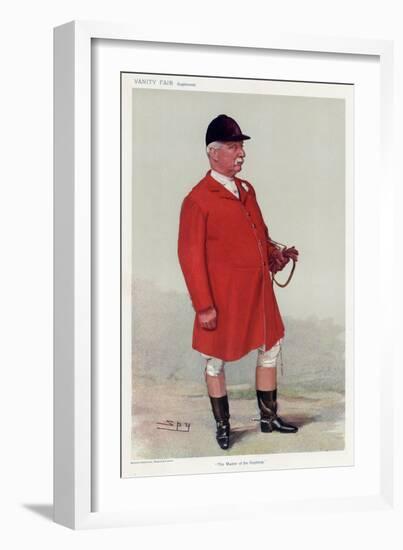 Colonel Albert Brassey, Vanity Fair-Leslie Ward-Framed Art Print