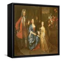 Colonel Andrew Bissett and His Family, 1708-Enoch Seeman-Framed Stretched Canvas