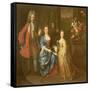 Colonel Andrew Bissett and His Family, 1708-Enoch Seeman-Framed Stretched Canvas